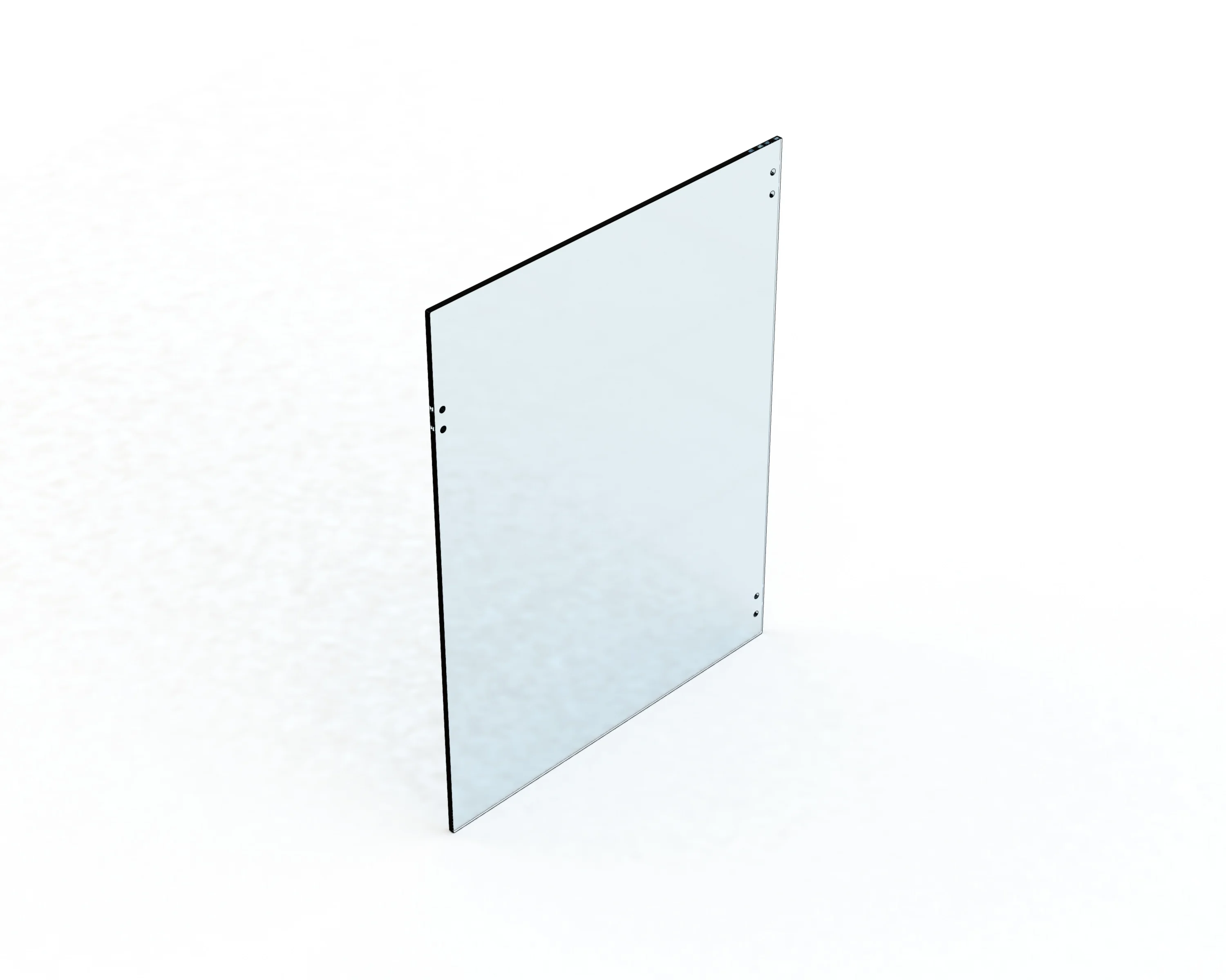 4 12mm CLEAR TOUGHENED GATES HOLES 1200mm HIGH