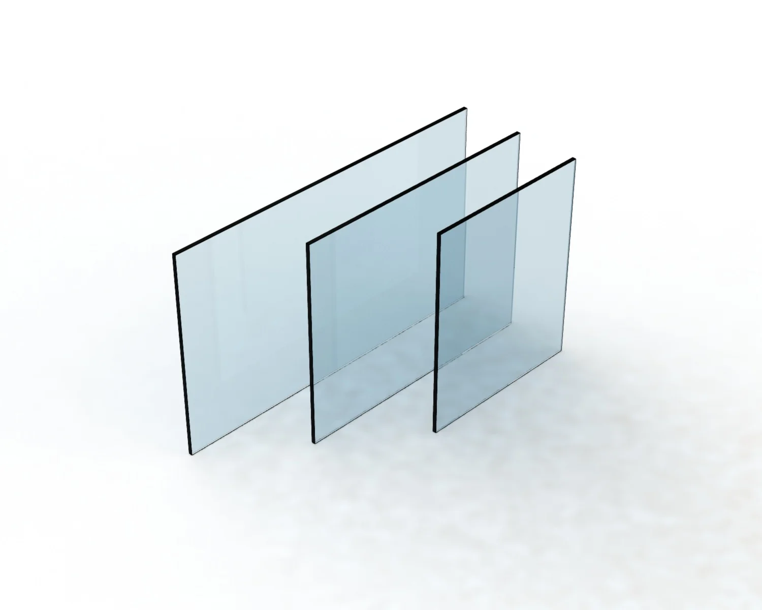 11 17 52mm LAMINATED BALUSTRADE GLASS 970mm HIGH NEW2