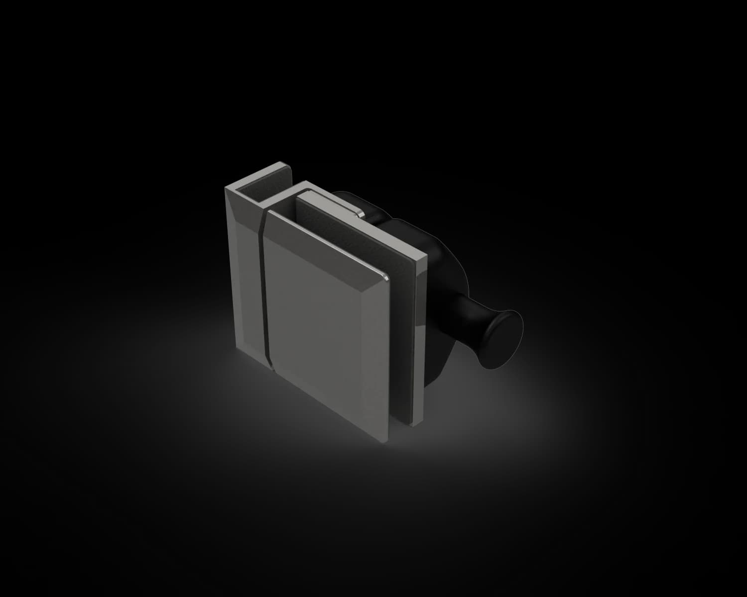 SLP2023M6 - Libra Latch 90 Outswing Glass to Glass MIRROR