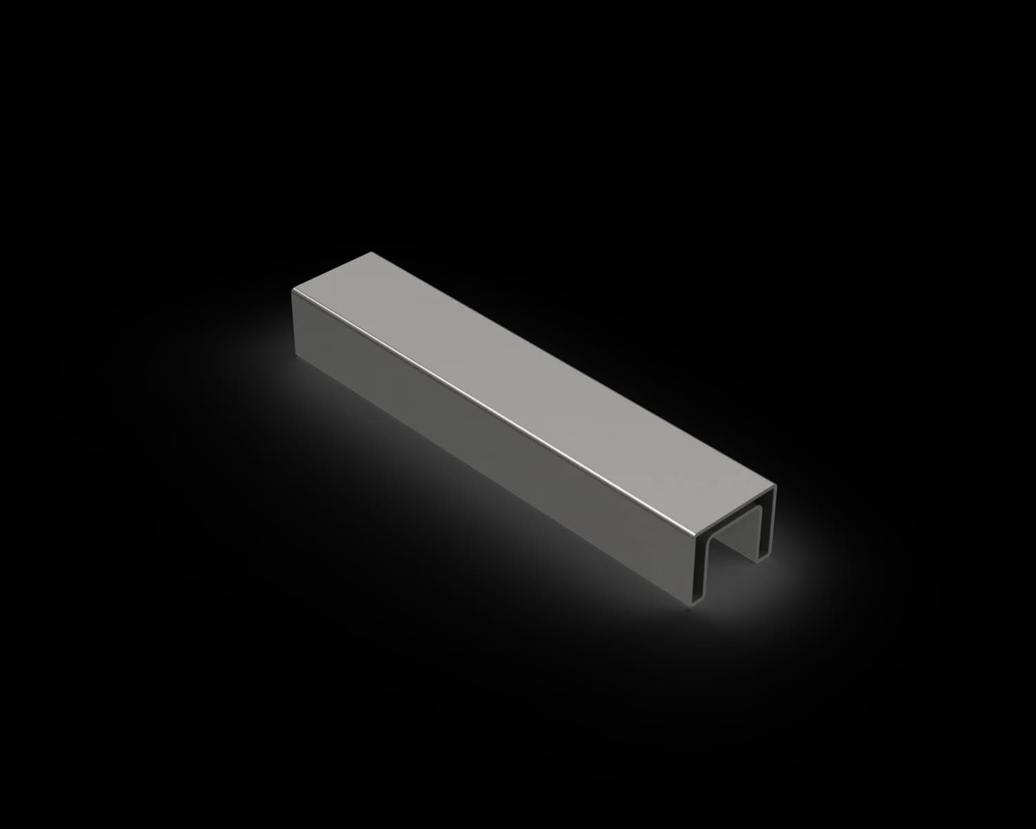 STS403010M6 - 40 x 30mm Slotted Top Rail MIRROR