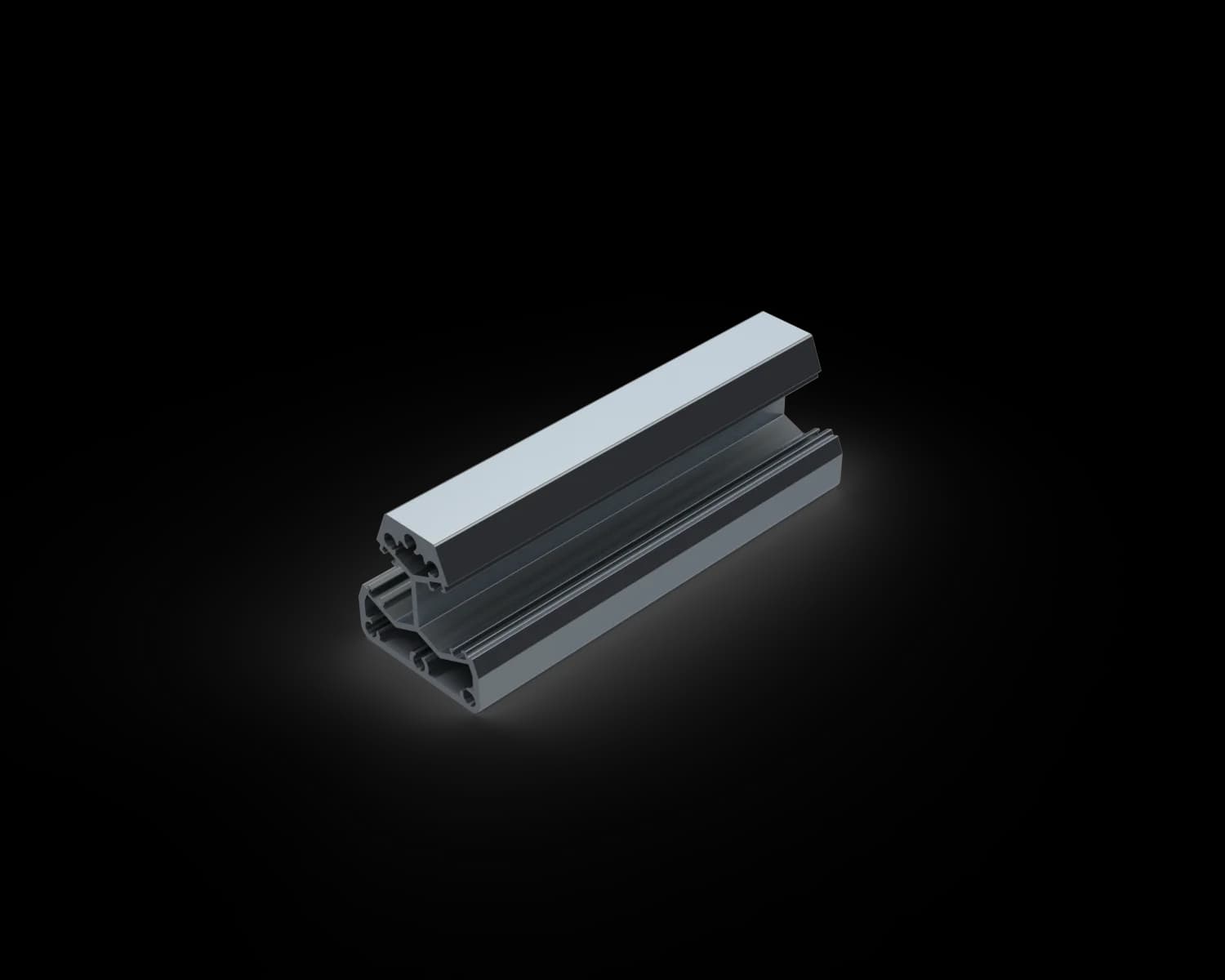 SF135P6000-MF - Semi-Frameless 135 Post 6000mm - MILL FINIS