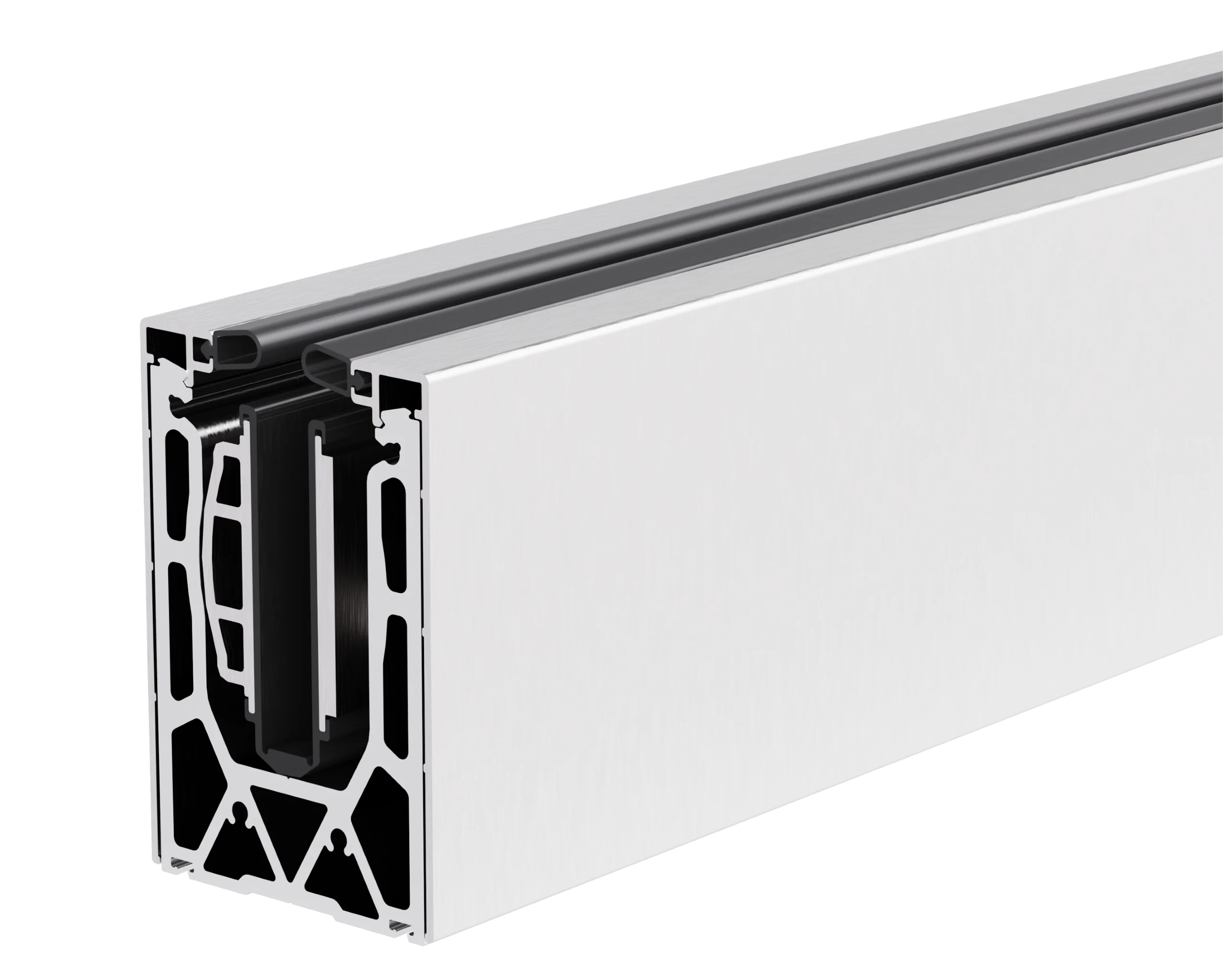 BR78T-S-ALS - Top Side Fix Channel Kit 5800mm Brushed Anod