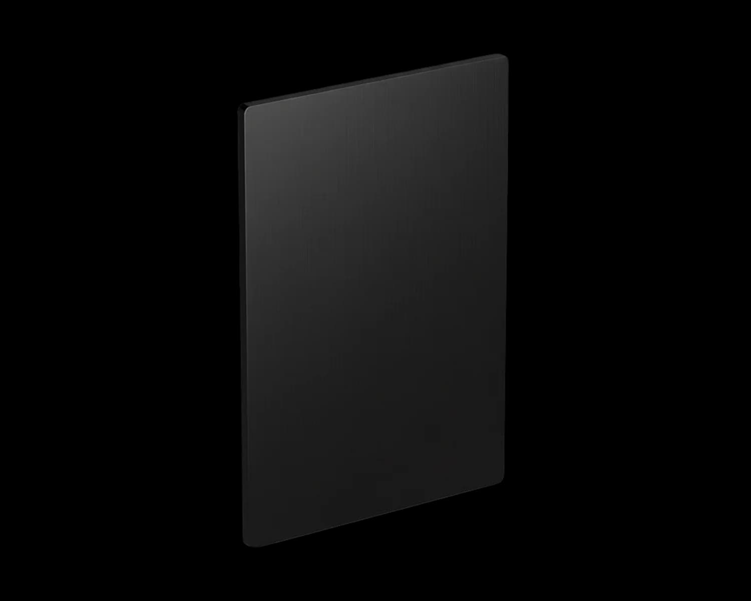 BR78ECB-B - End Cap - Brushed Anodized Black