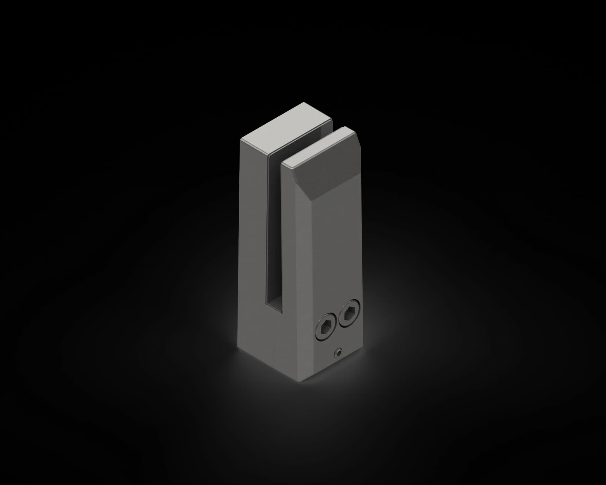 Face Mount Smarter Spigot for 12mm Glass (no cover plate)