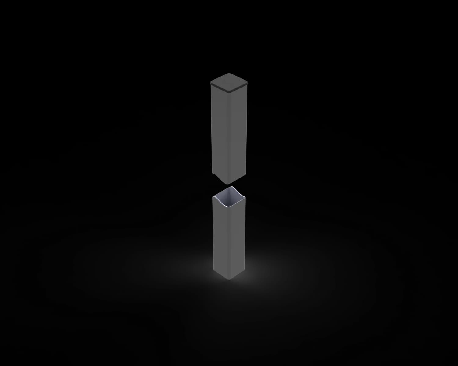 Aluminium 50x50x2mm SHS Post 1800mm