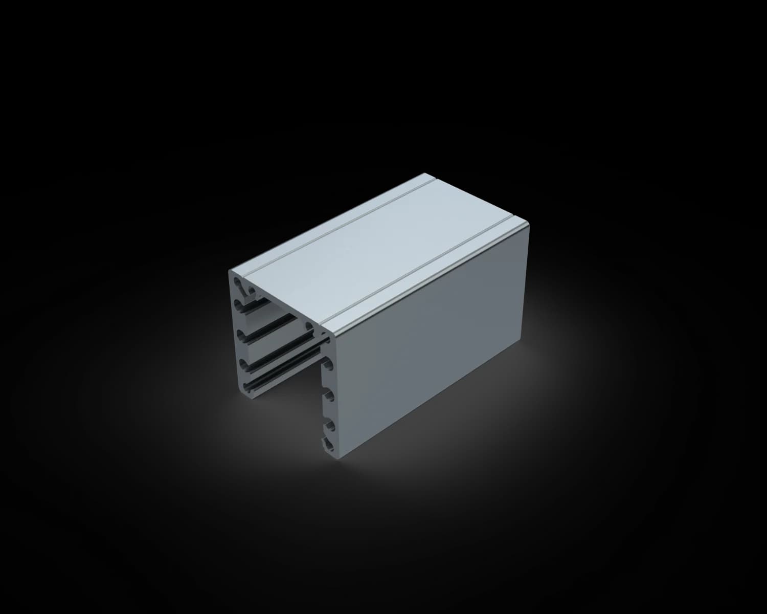Alguard Heavy Duty Post - 56x56mm - 6300mm - MILL FINISH