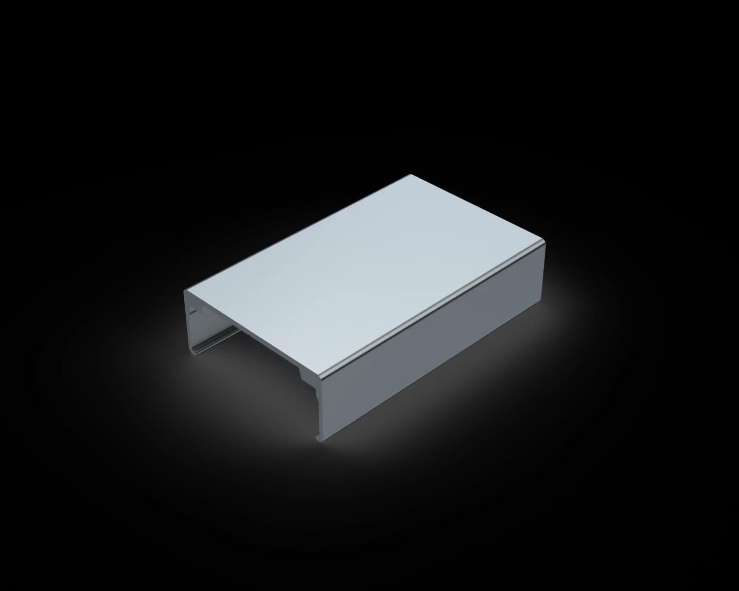 Alguard Linear Handrail - 62x25mm - 6500mm - MILL FINISH
