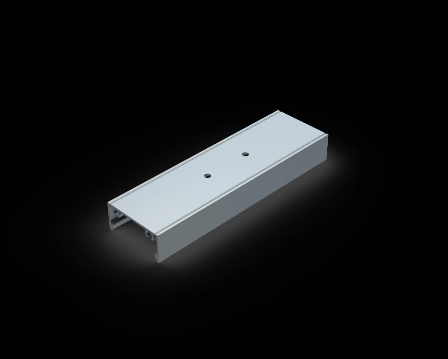 Alguard Universal Rail Pre-Punched (135/40) - 45x20mm - 6500mm - MILL FINISH