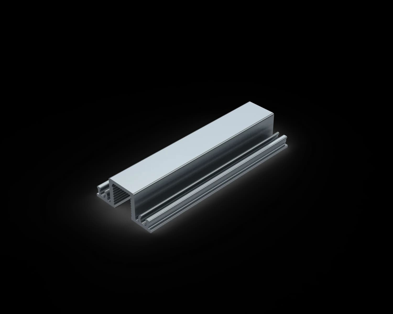 Alguard 12mm Glazing Infill - 5500mm - MILL FINISH