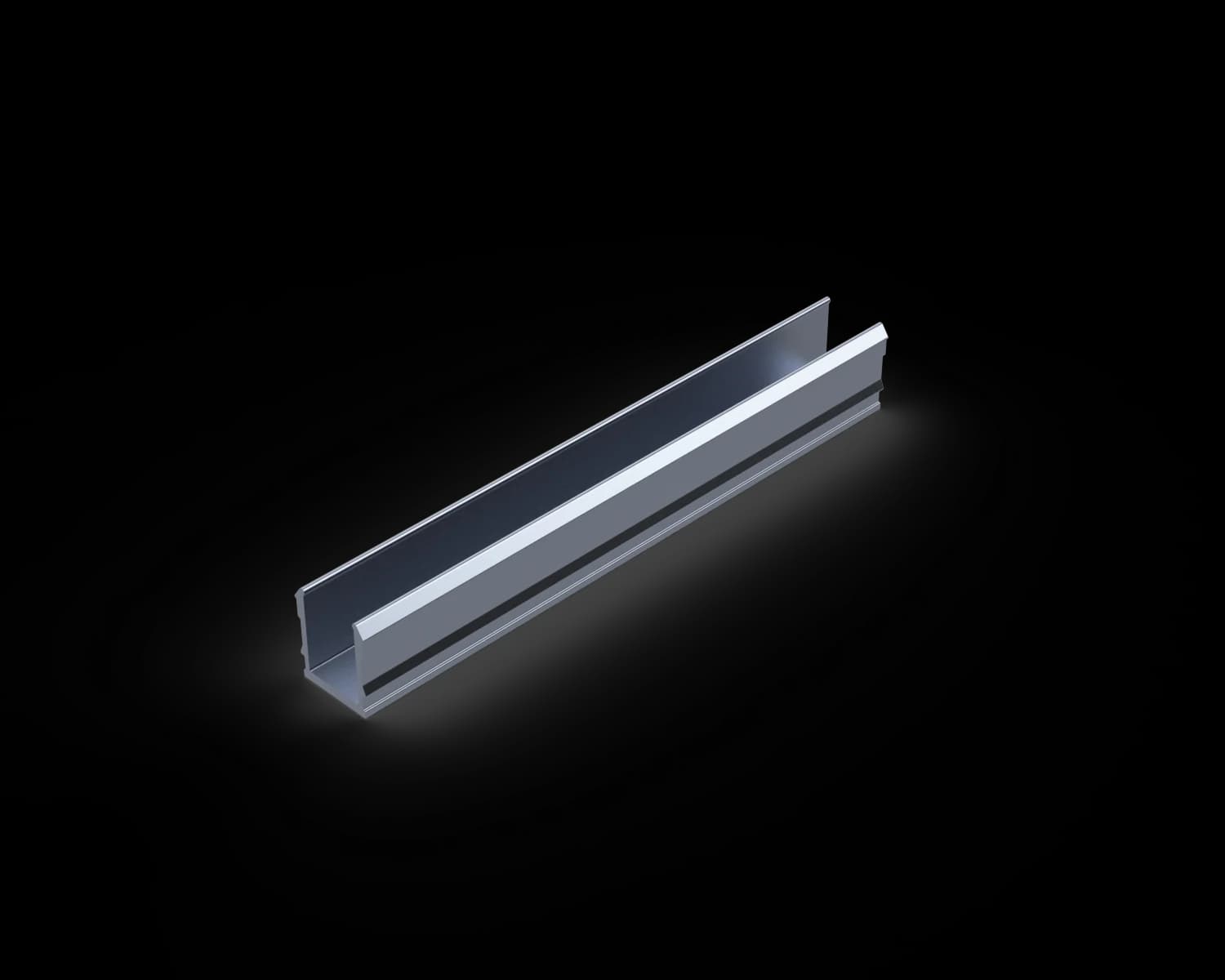 Alguard 12mm Infill Strip - 5050mm - MILL FINISH